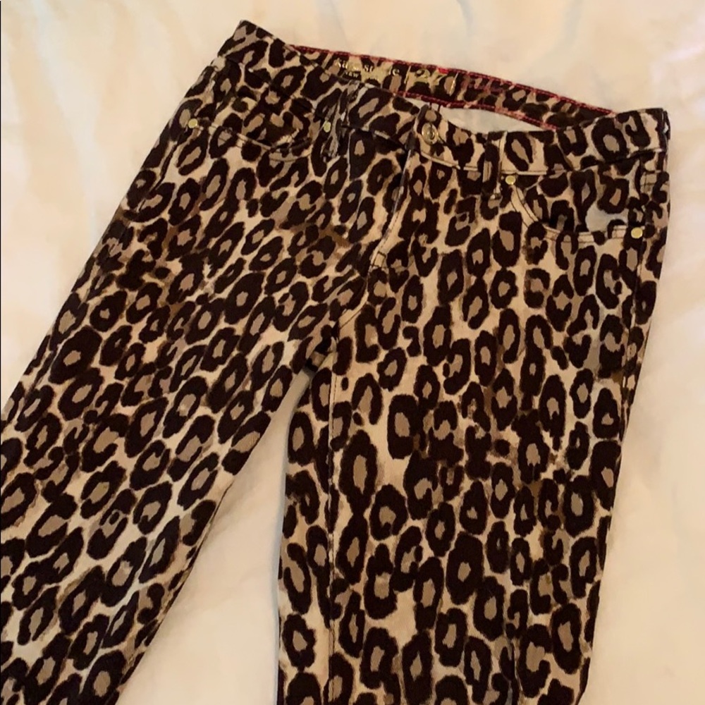 Kate Spade Leopard Jeans- Size 27